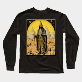 Hermes Vintage Occult Magick Illustration Long Sleeve T-Shirt